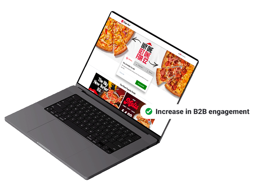 Pizza Hut increase b2b engagement