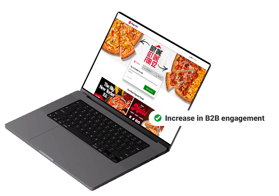 Pizza Hut increase b2b engagement Pizza Hut increase b2b engagement