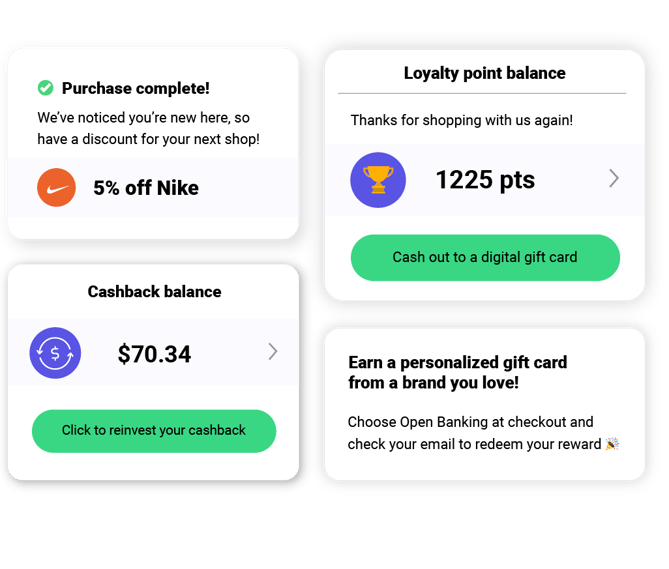 Digital gift card use cases