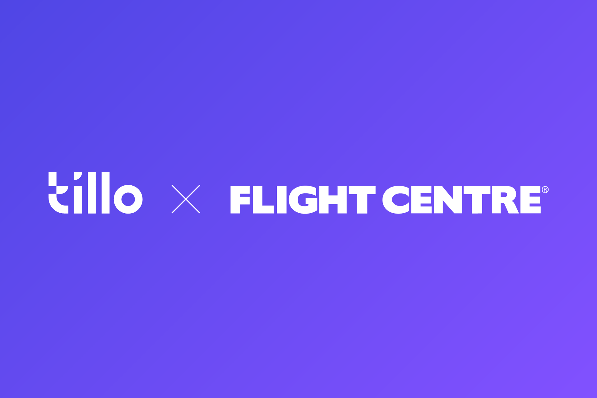 Tillo and Flight Centre Canada Partnership