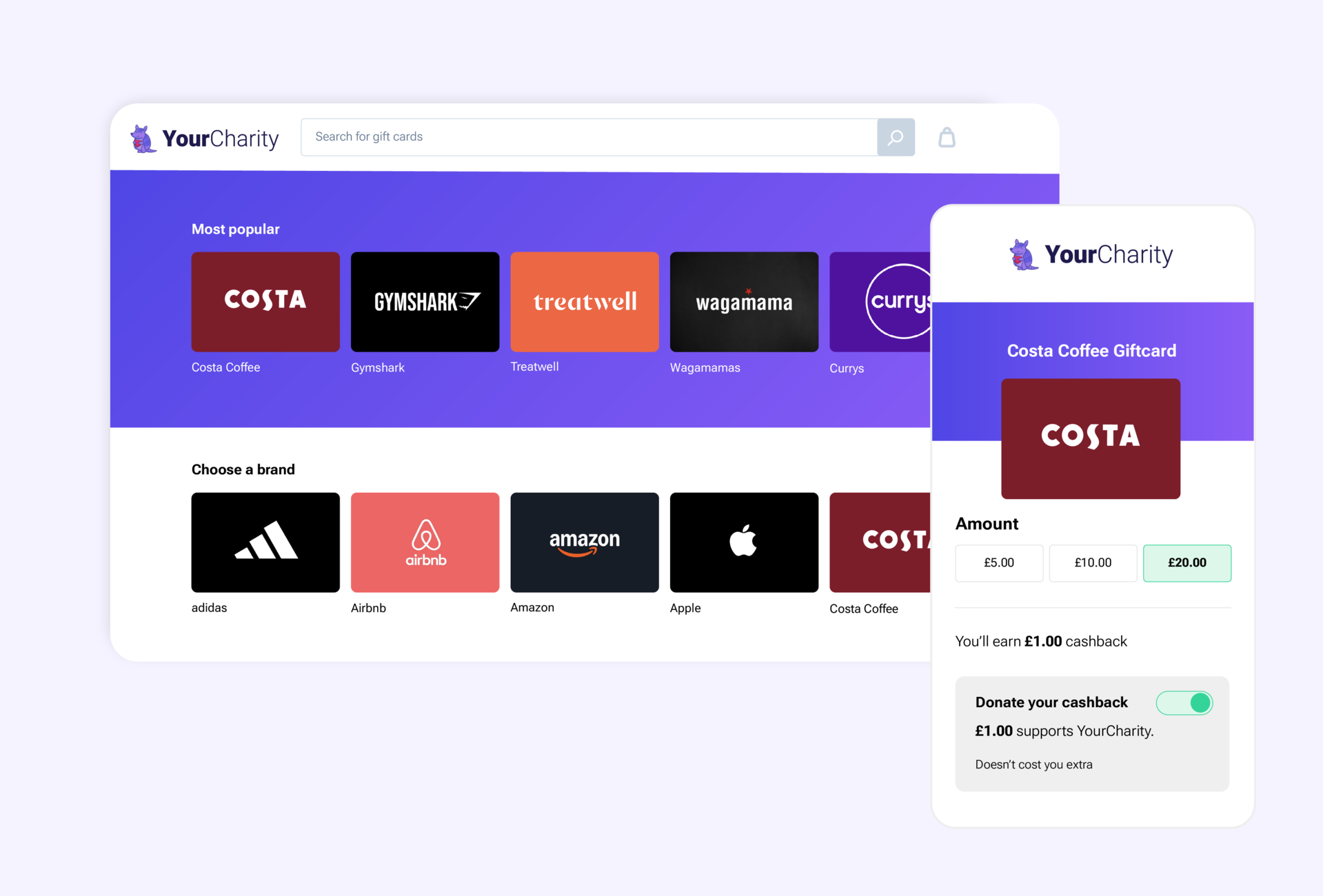Cashback giving: how supporters can donate to charity at no extra cost through every day spending