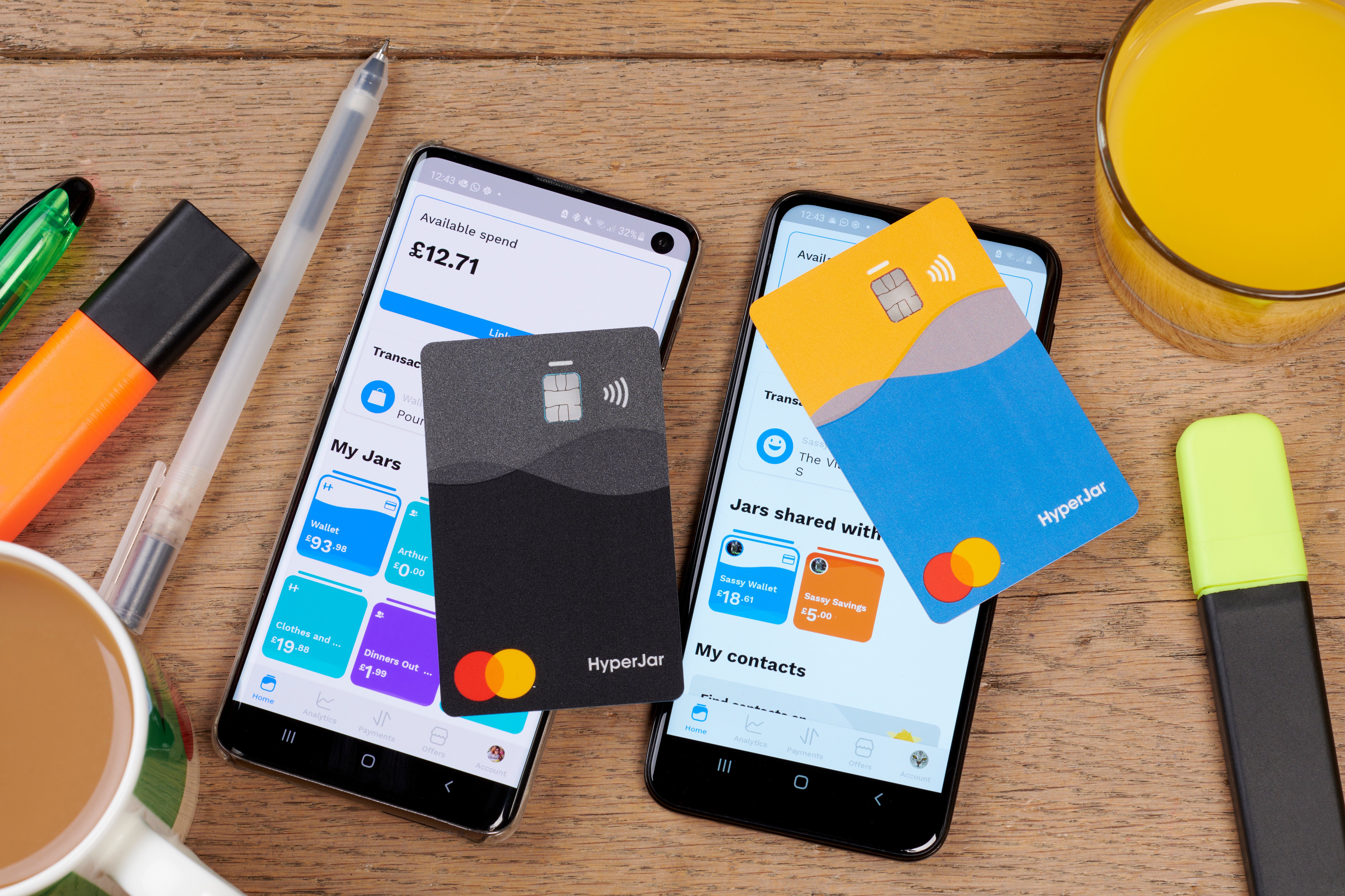 HyperJar Parent and Kids App and Cards