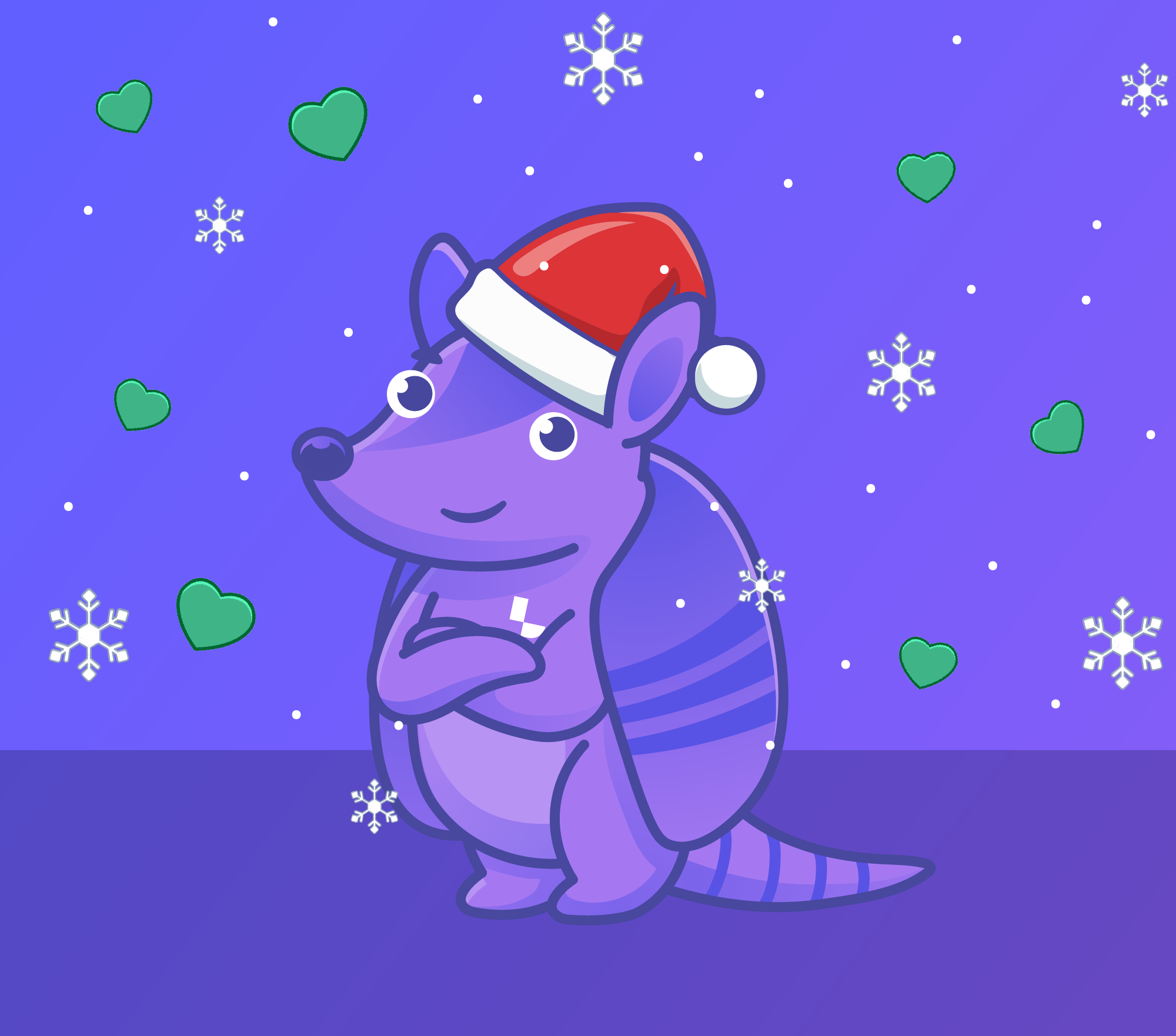 Christmas_Arnie_Armatillo_Tillo_Mascot