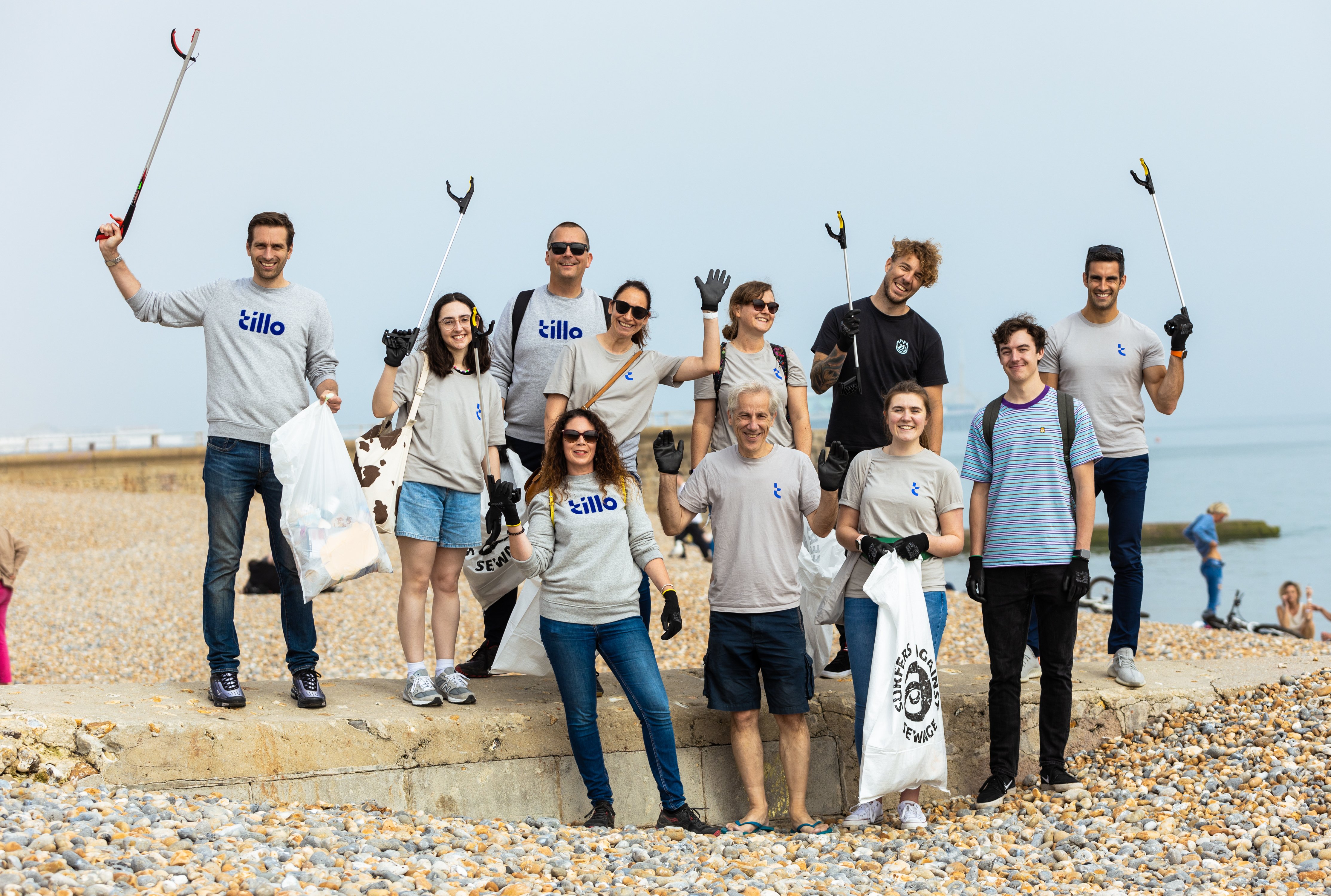 Mental health awareness week team litter pick-up