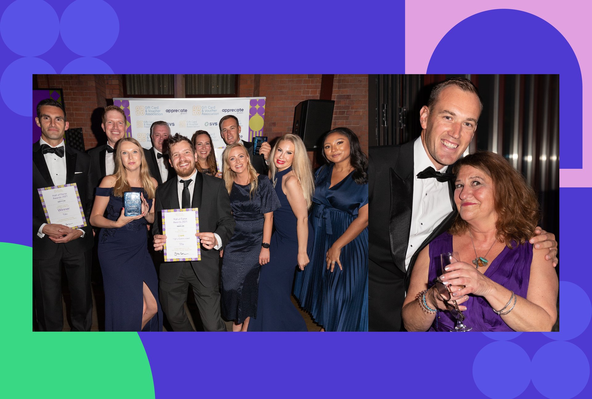 Tillo scoop two awards and a highly commended at the GCVA Hall of Fame Awards 2021