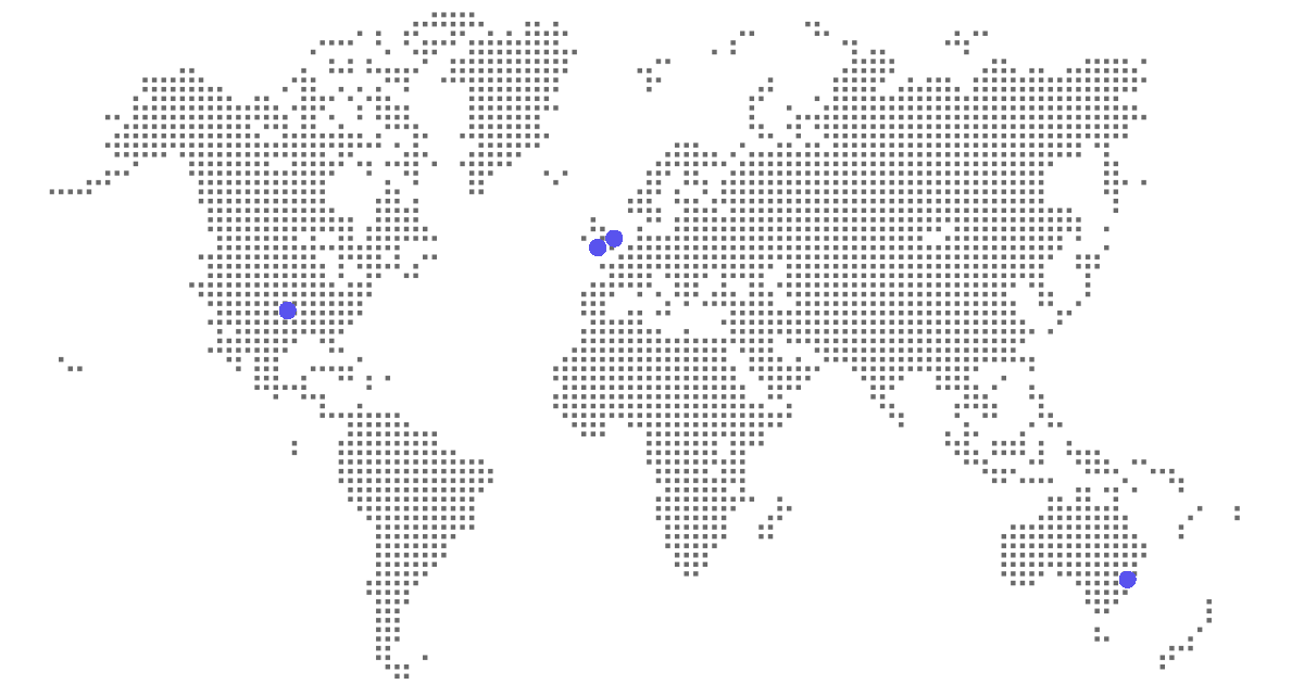 Map showing location of Tillo offices in Austin, London, Brighton and Sydney Map showing location of Tillo offices in Austin, London, Brighton and Sydney
