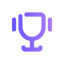 Icon showing a simplified graphic of a trophy