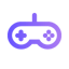 Icon showing a simplified graphic of a gaming controller