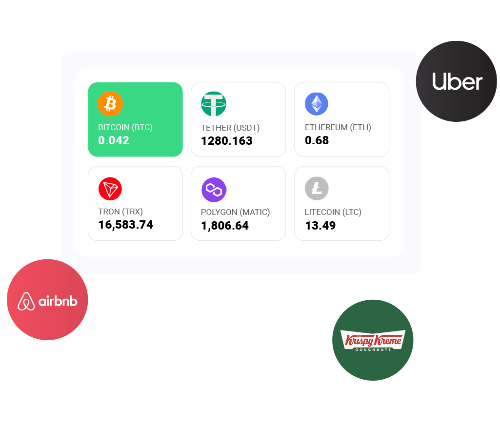 Convert cryptocurrencies to gift cards